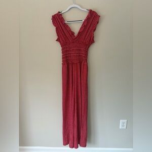 Red Jumpsuit | Max Studio